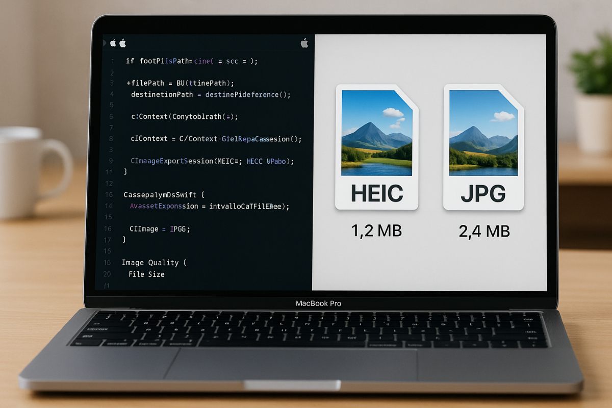 Compare HEIC and JPG for macOS Developers