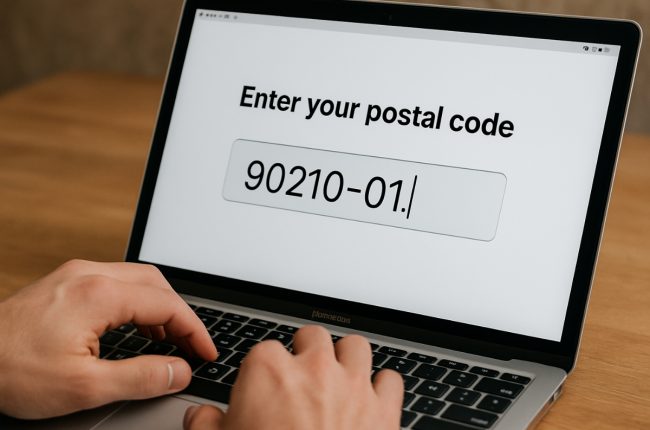 Validating User Addresses Using Postal Code Patterns in Swift